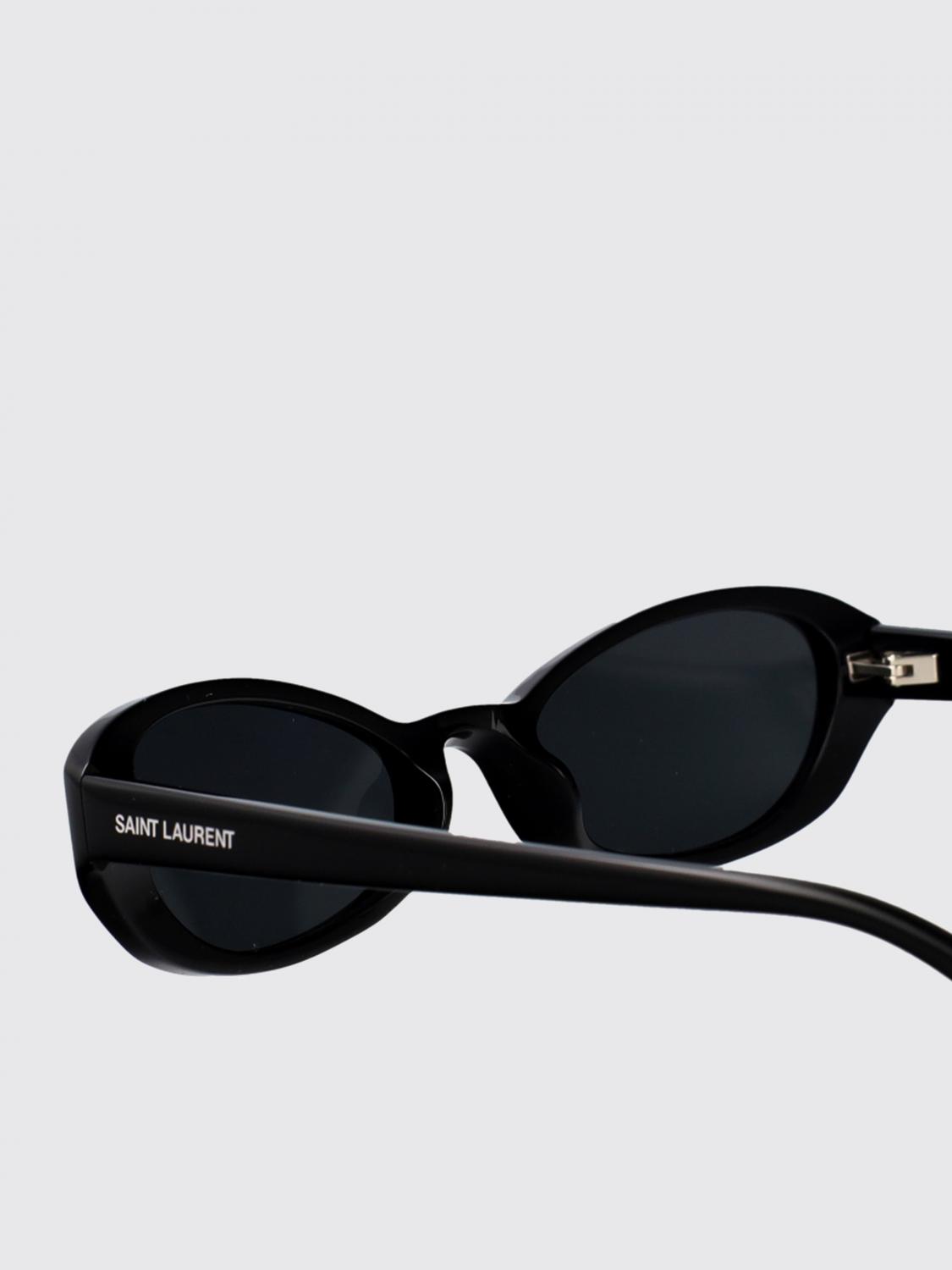 Saint Laurent Women Cat-Eye Saint Laurent Sunglasses In Acetate With Contrast Lettering Logo SAINT LAURENT