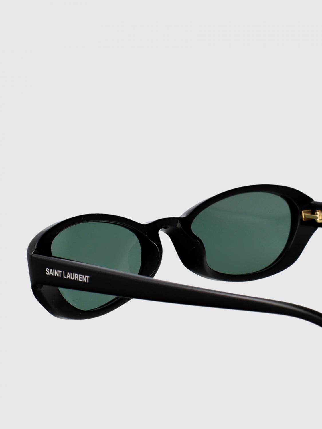 Saint Laurent Women Cat-Eye Saint Laurent Sunglasses In Acetate With Contrast Lettering Logo SAINT LAURENT
