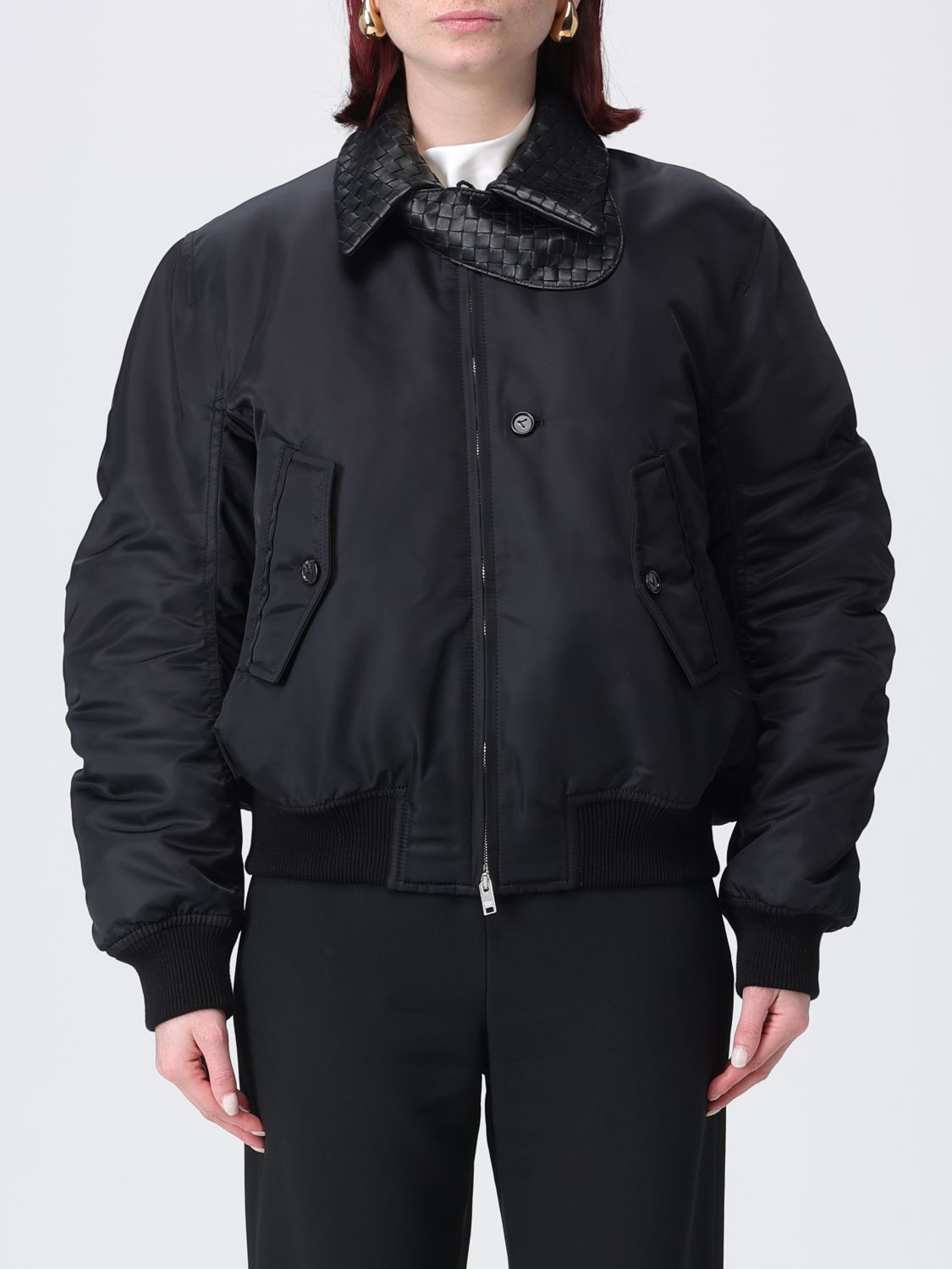 Bottega Veneta Jacket Woman Black BOTTEGA VENETA