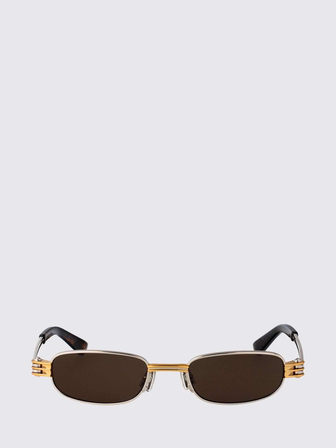Bottega Veneta Sunglasses Men Silver BOTTEGA VENETA