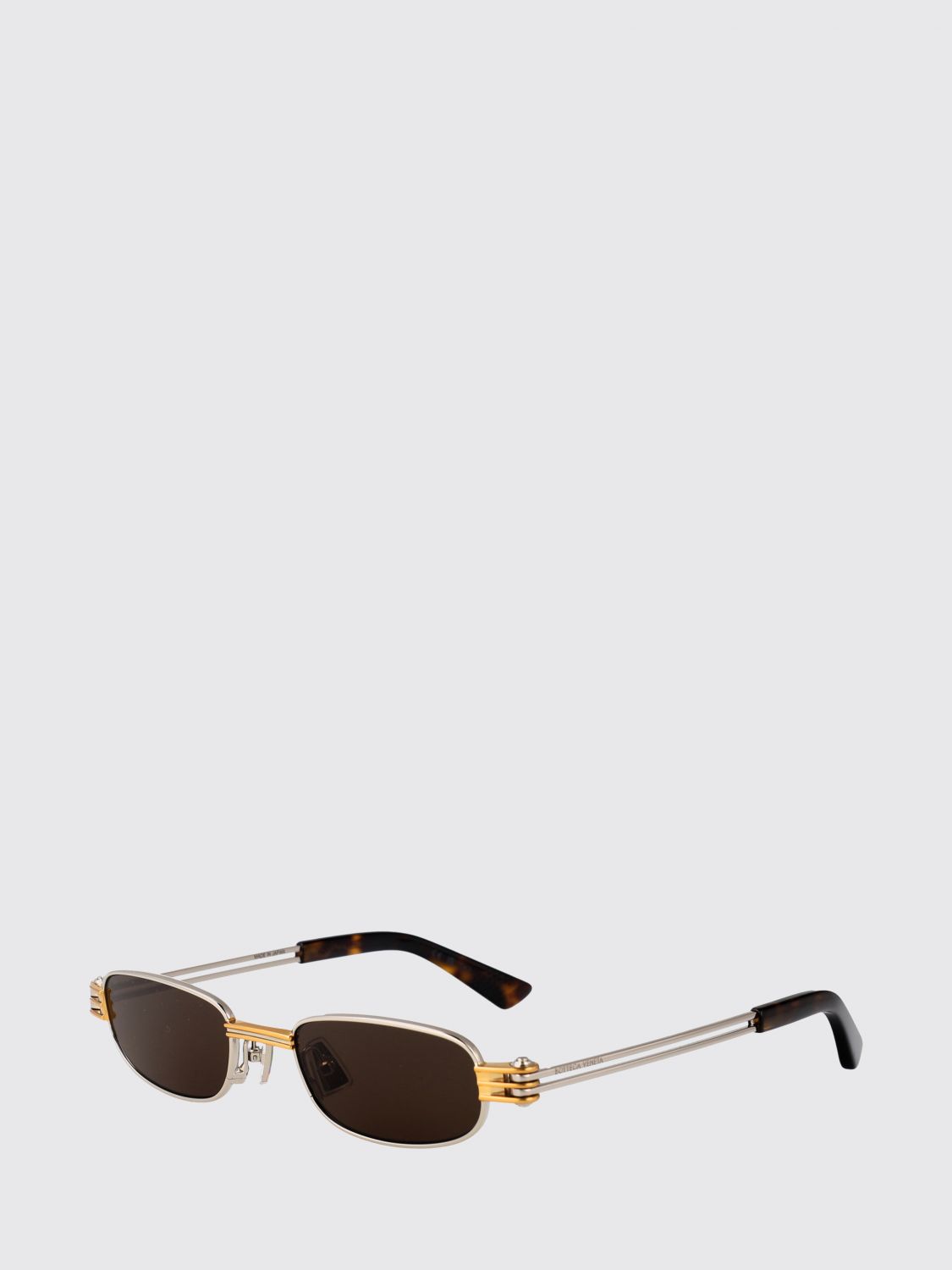 Bottega Veneta Sunglasses Men Silver BOTTEGA VENETA