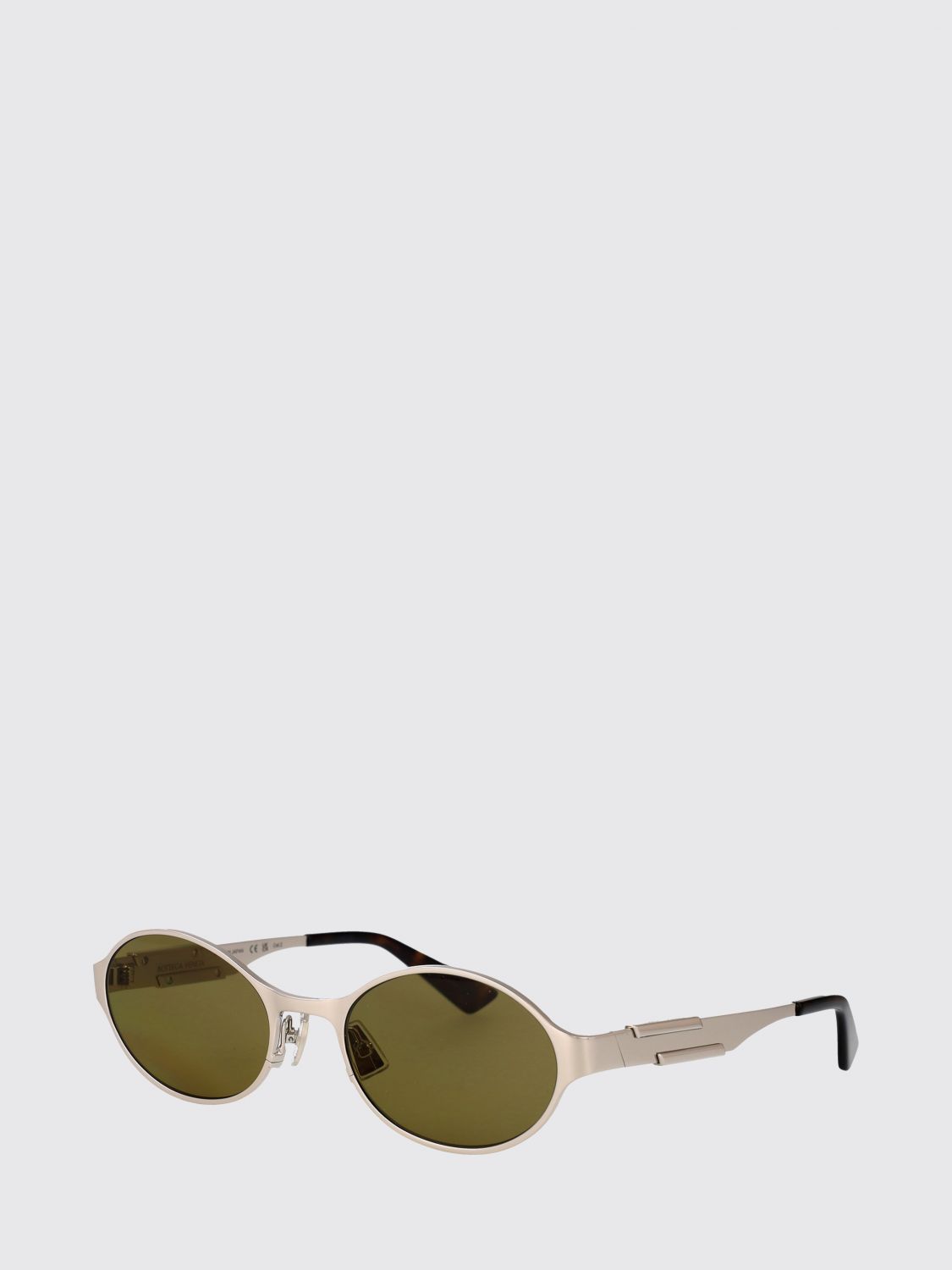 Bottega Veneta Sunglasses Men Silver BOTTEGA VENETA