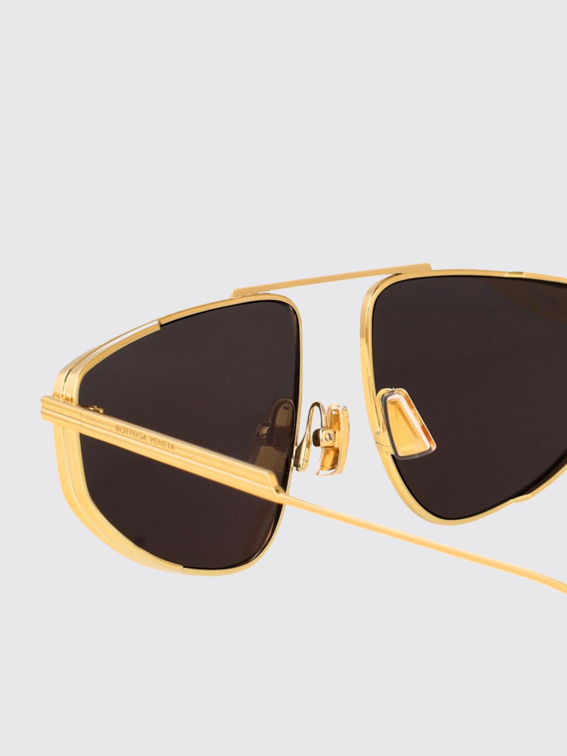 Bottega Veneta Sunglasses Woman Yellow Gold BOTTEGA VENETA