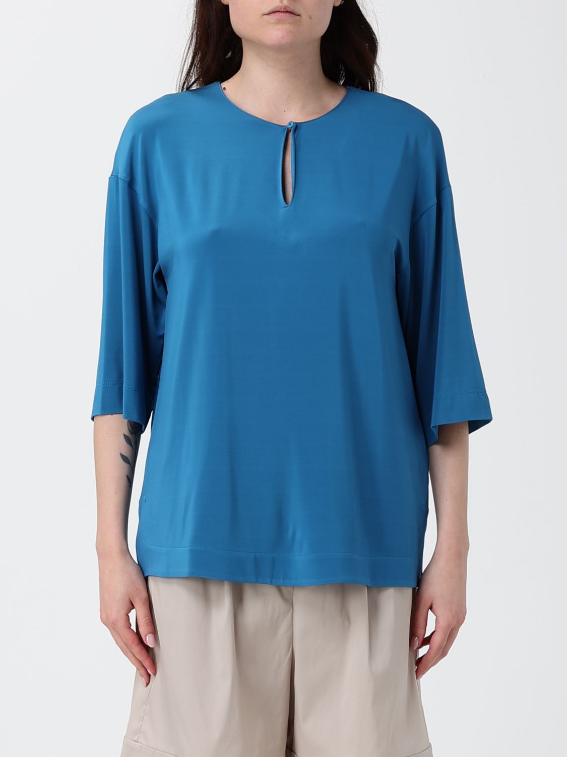 Max Mara Top Woman Blue MAX MARA