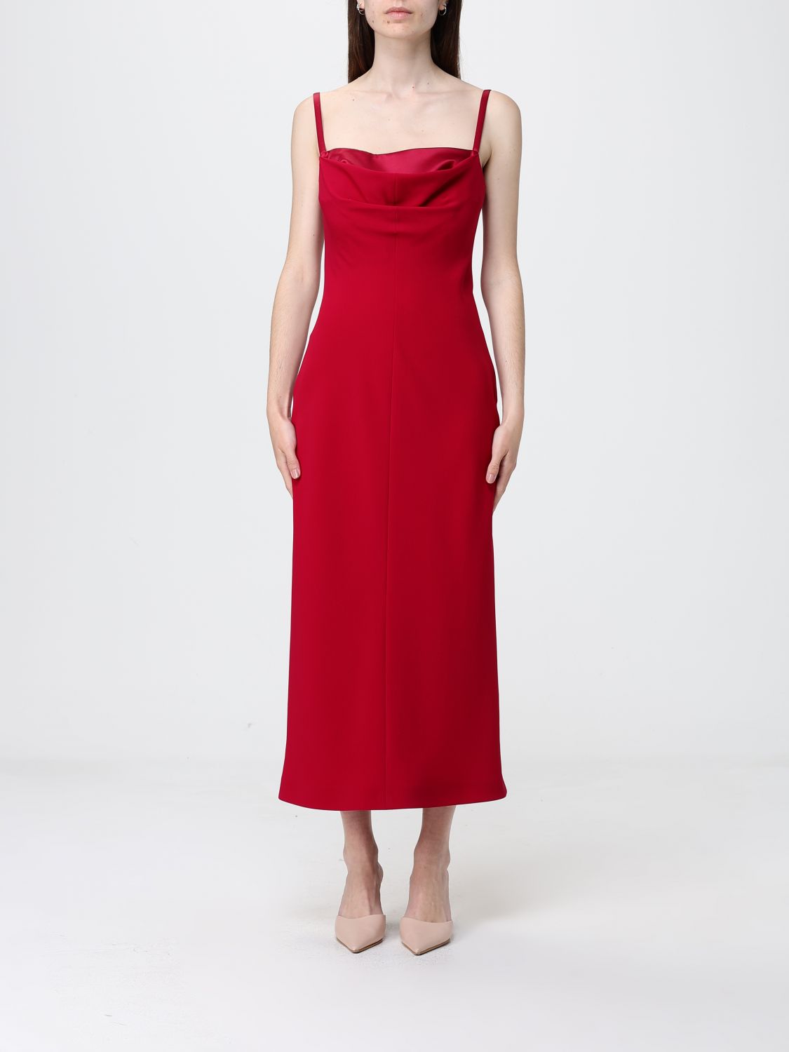 Max Mara Pianoforte Dress Woman Red