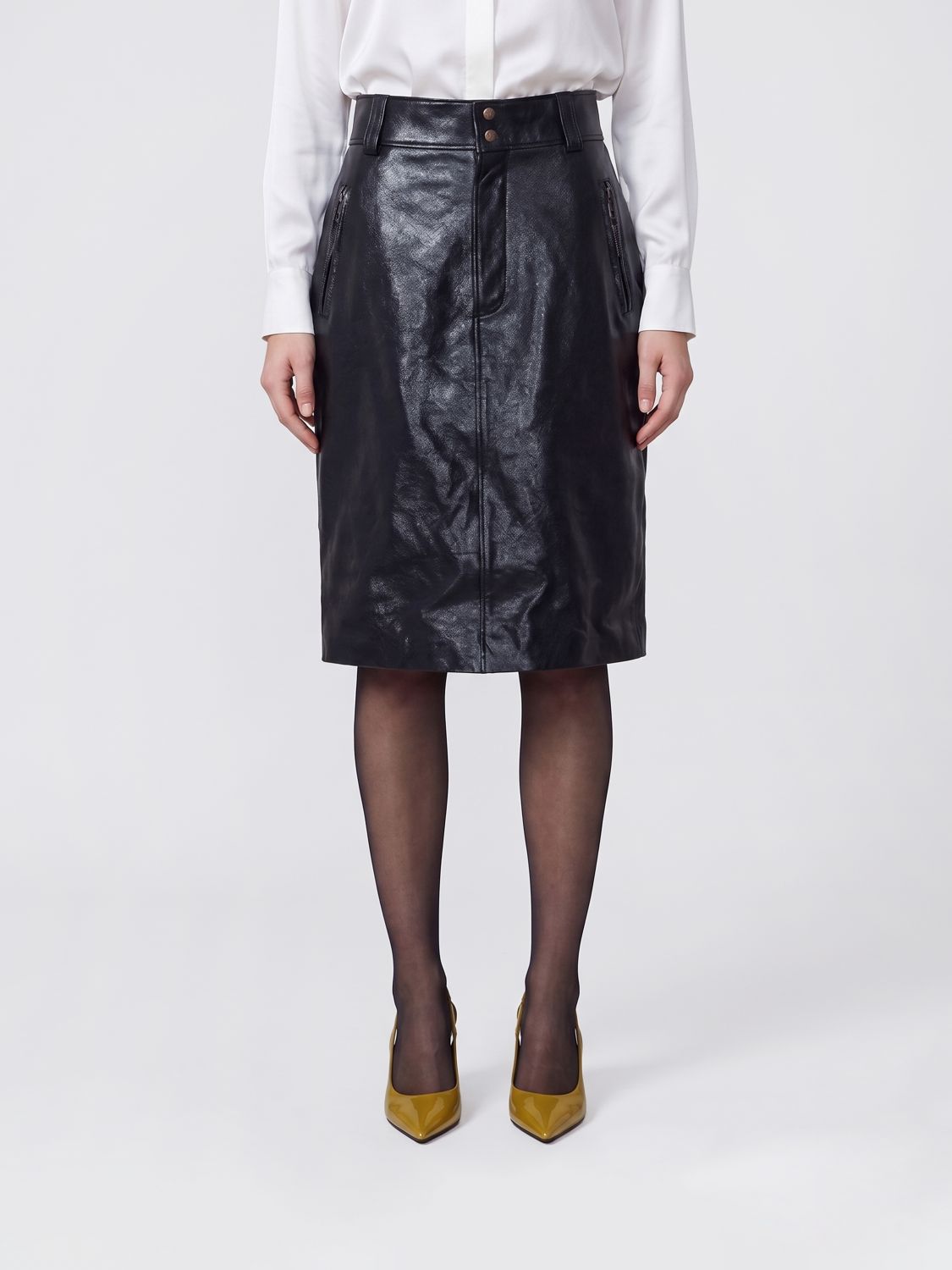 Saint Laurent Skirt Woman Black SAINT LAURENT