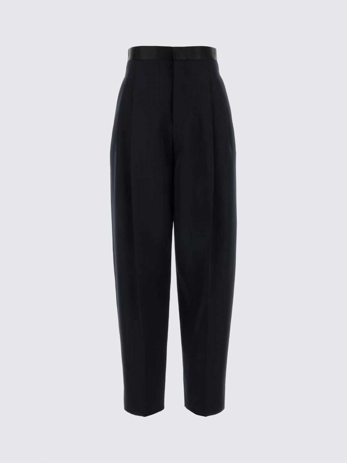 Bottega Veneta Pants Woman Blue BOTTEGA VENETA