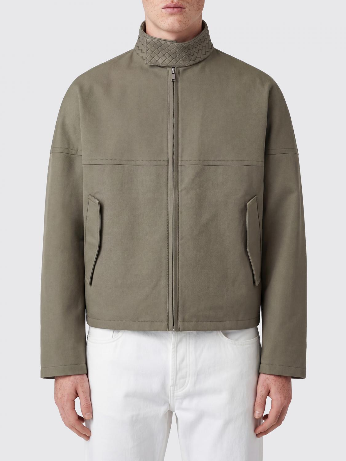 Bottega Veneta Jacket Men Grey