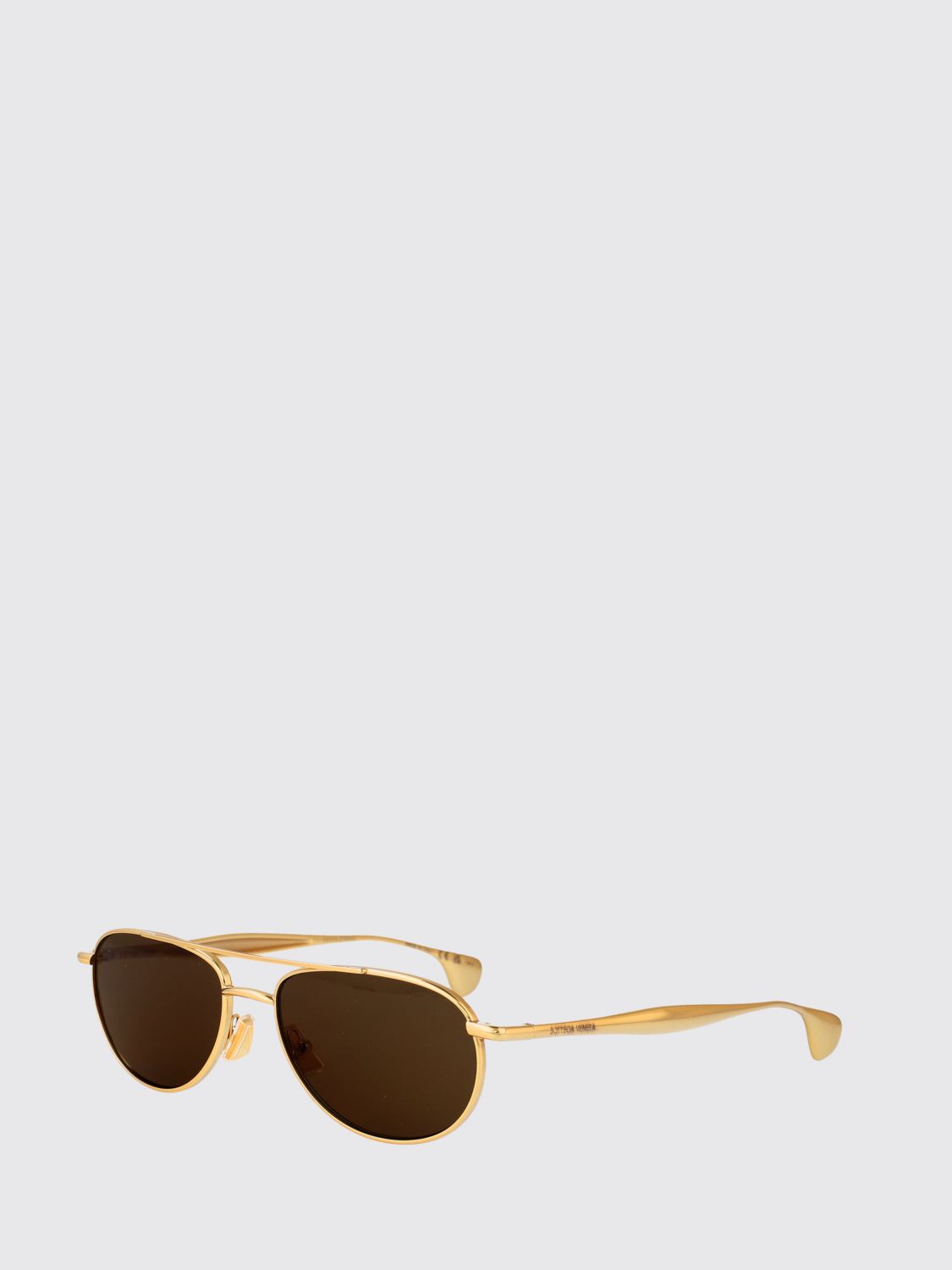 Bottega Veneta Sunglasses Men Gold BOTTEGA VENETA
