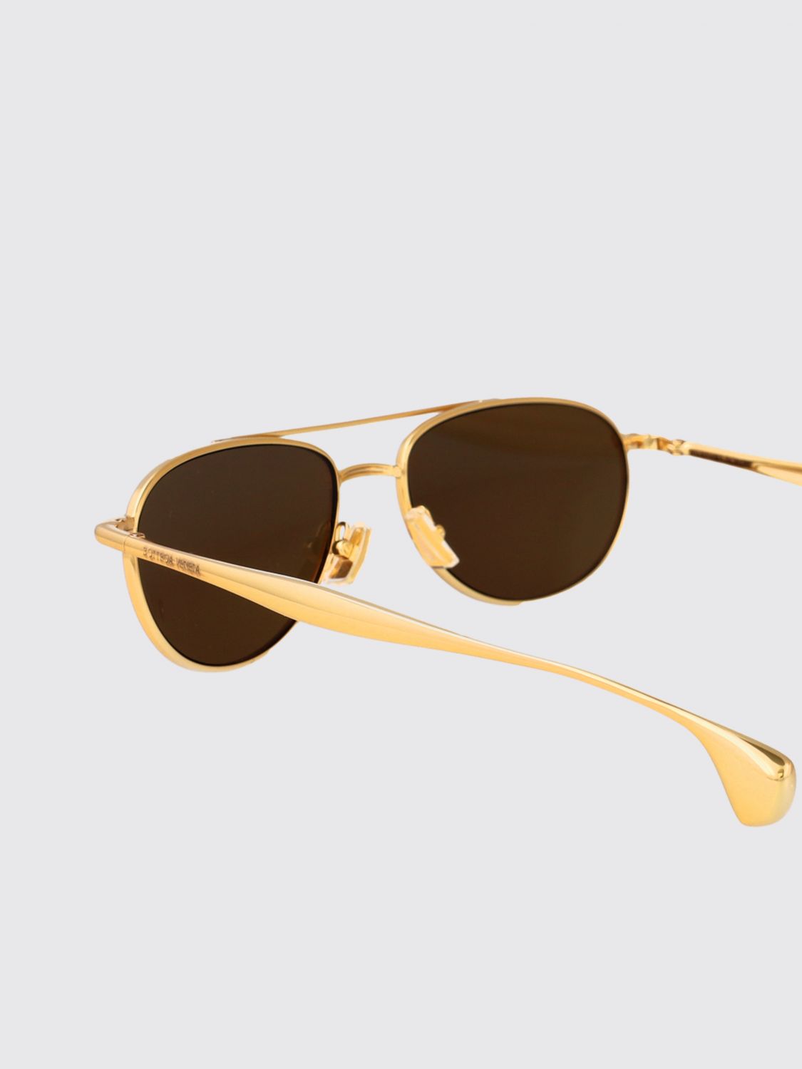 Bottega Veneta Sunglasses Men Gold BOTTEGA VENETA
