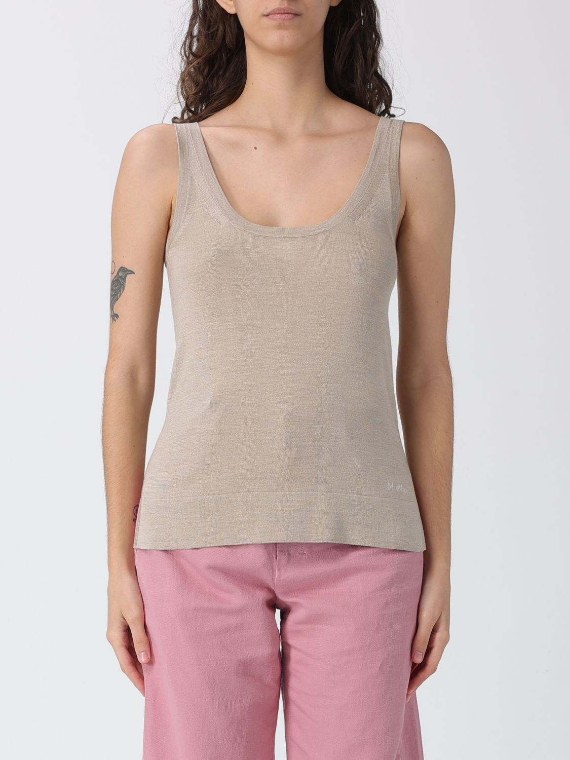 Max Mara T-Shirt Woman Grey MAX MARA