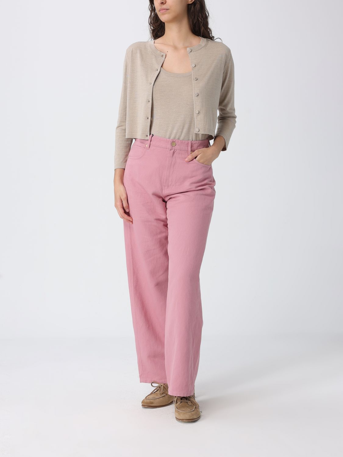 Max Mara T-Shirt Woman Grey MAX MARA