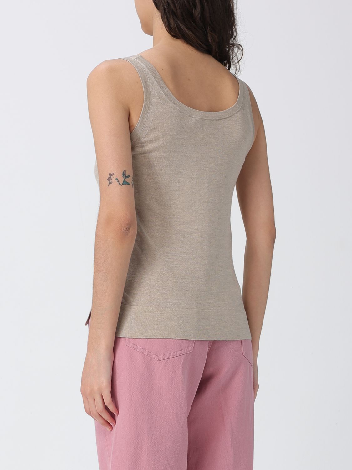Max Mara T-Shirt Woman Grey MAX MARA