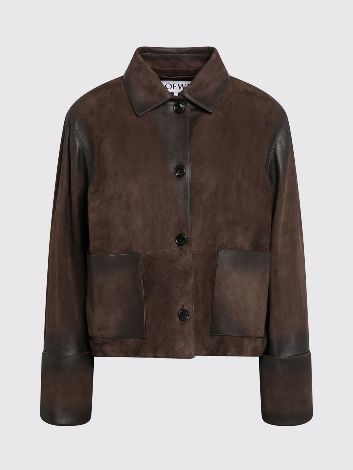 Loewe Jacket Woman Brown LOEWE