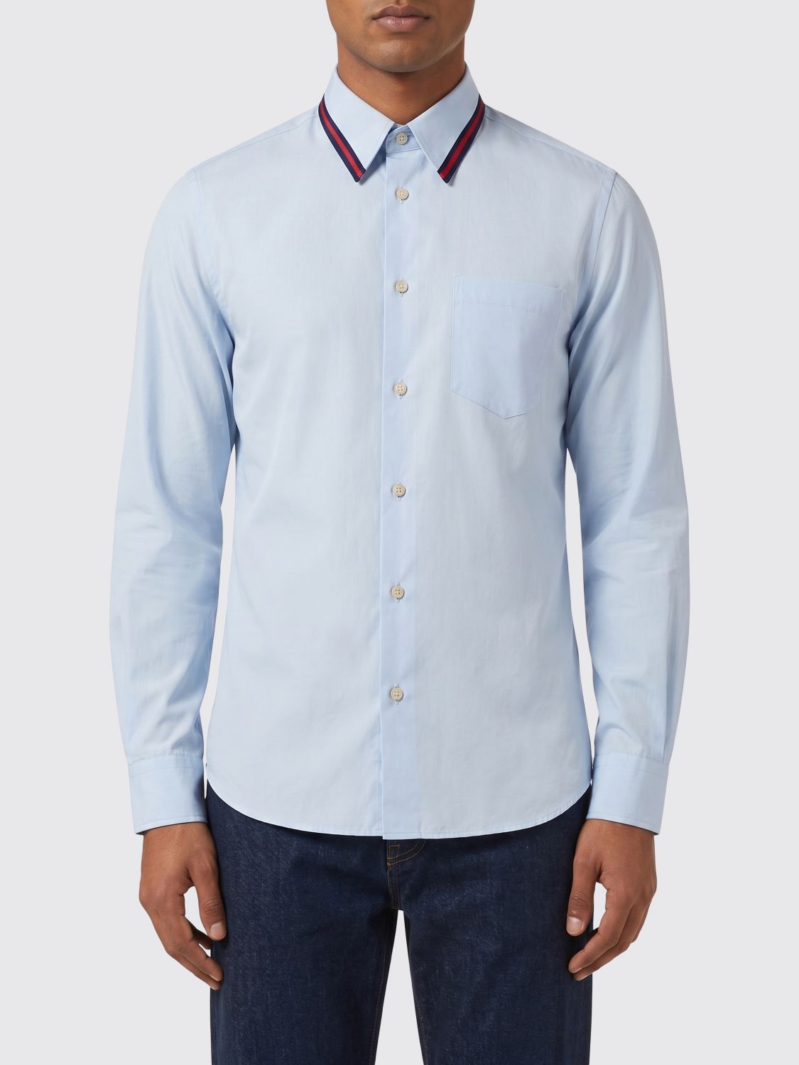 Gucci Shirt Men Blue GUCCI