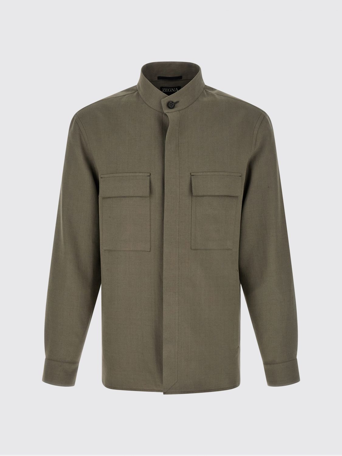 Zegna Jacket Men Grey ZEGNA