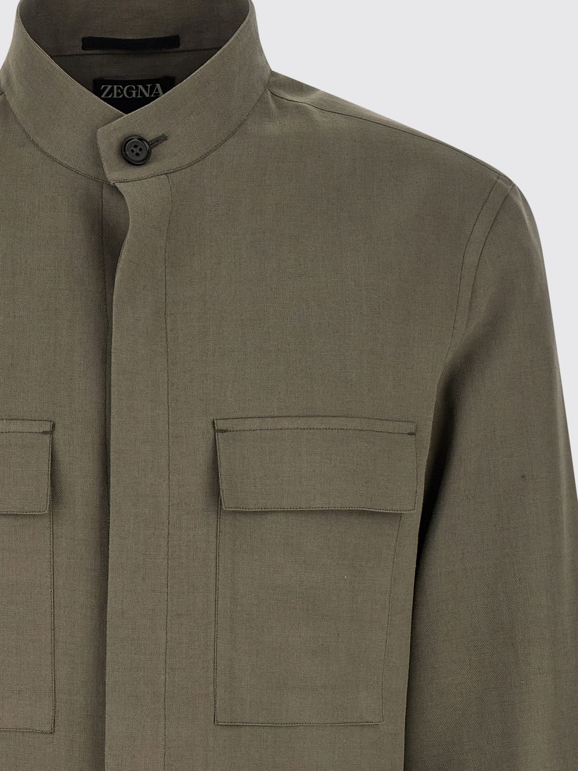 Zegna Jacket Men Grey ZEGNA