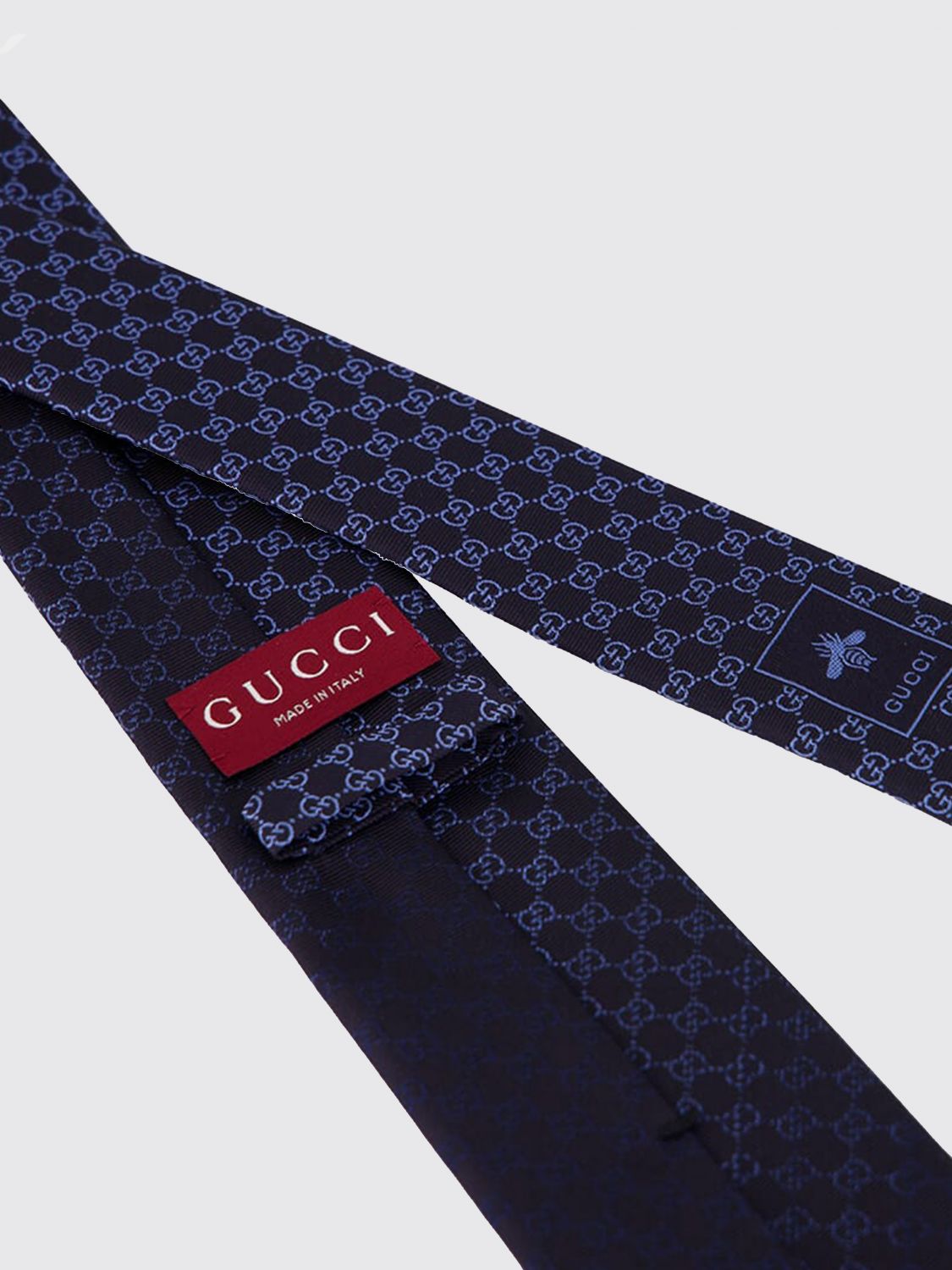 Gucci Tie Men Blue GUCCI