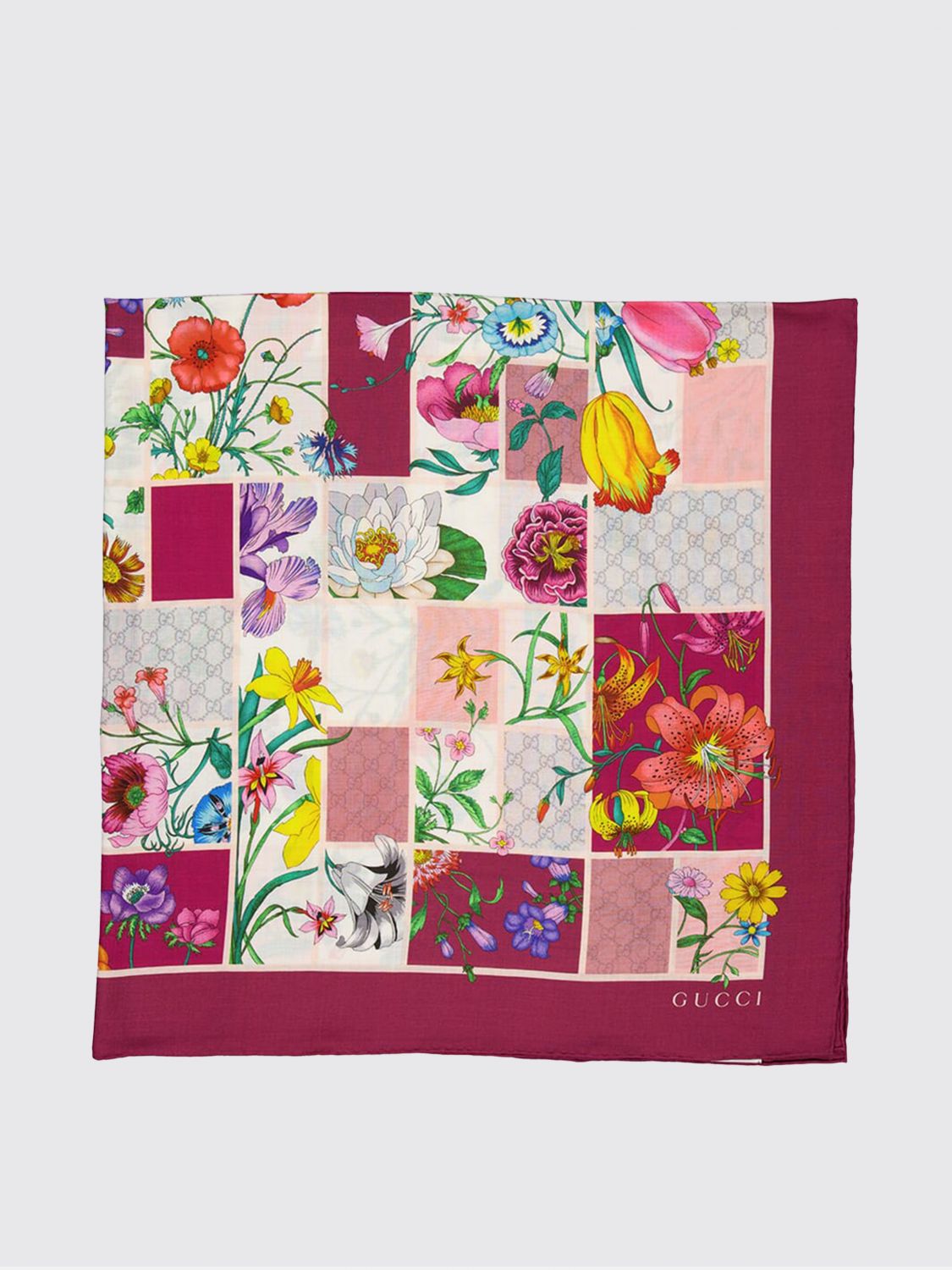 Gucci Neck Scarf Woman Pink GUCCI