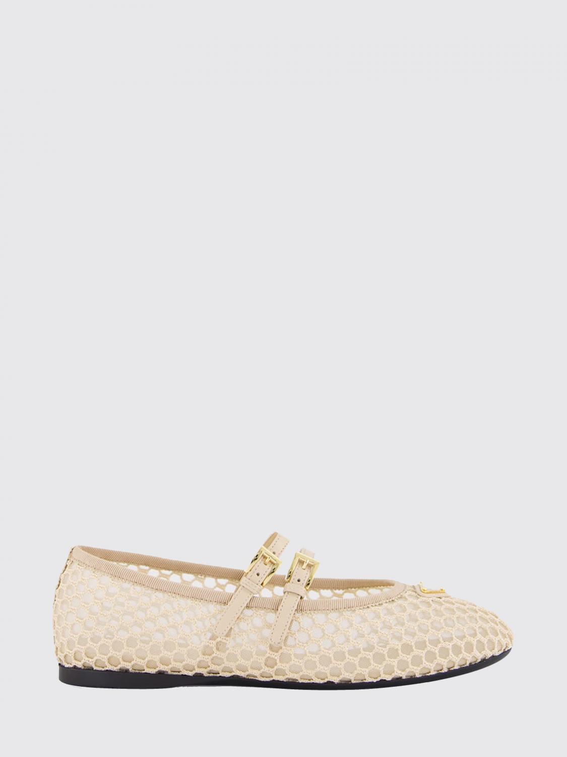 Prada Ballet Flat Woman Beige PRADA