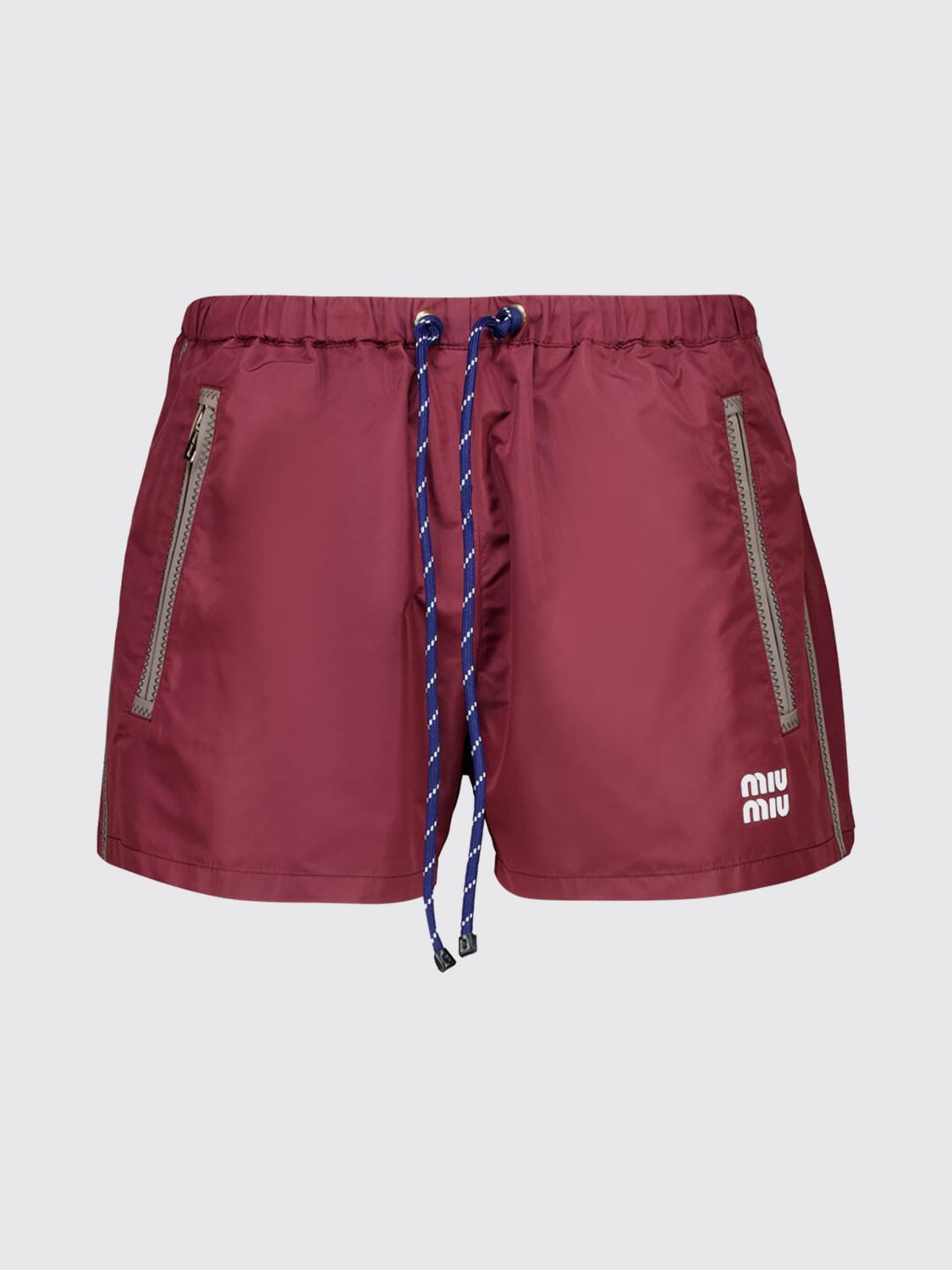 Miu Miu Shorts Woman Red MIU MIU