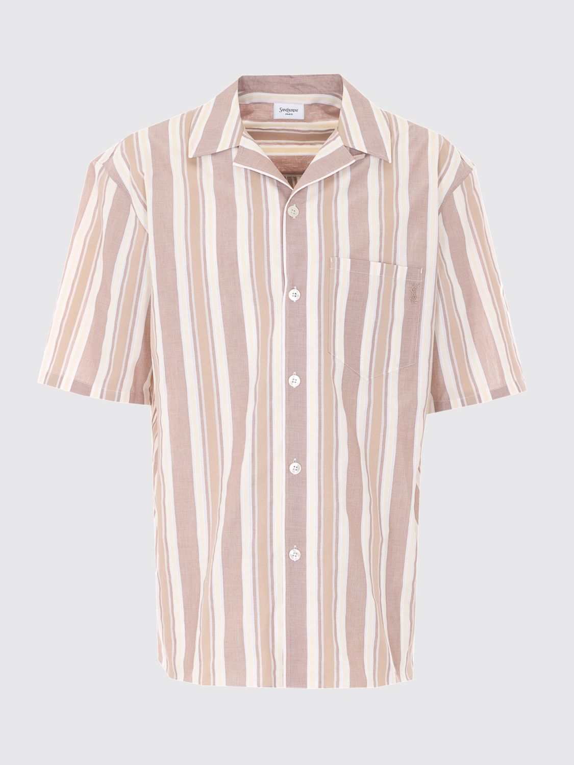 Saint Laurent Shirt Men Pearl SAINT LAURENT