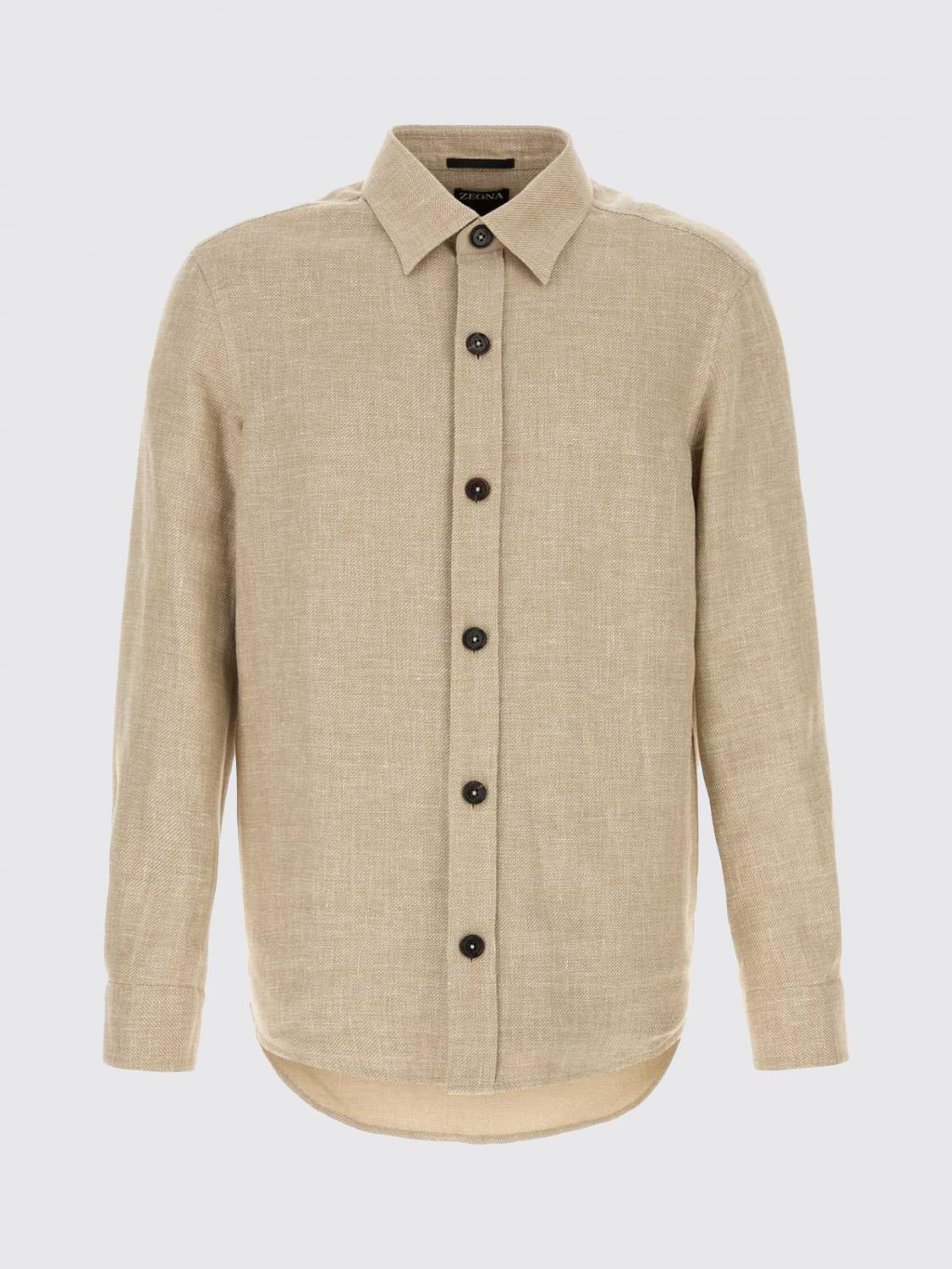 Zegna Jacket Men Beige ZEGNA