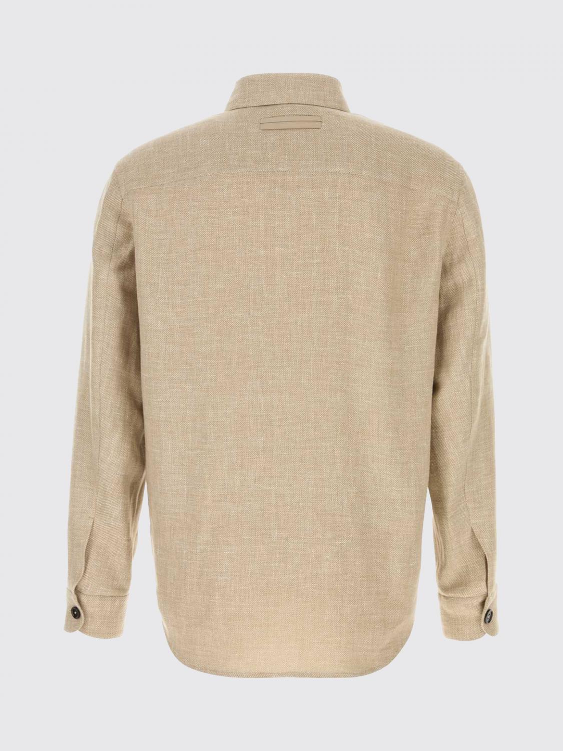 Zegna Jacket Men Beige ZEGNA