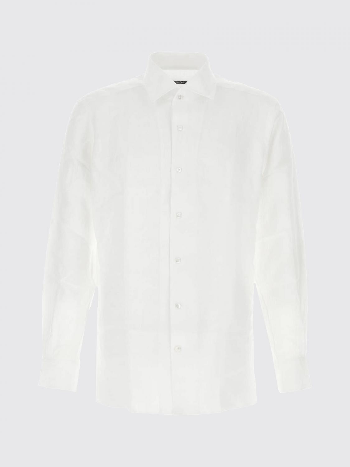 Zegna Shirt Men White ZEGNA