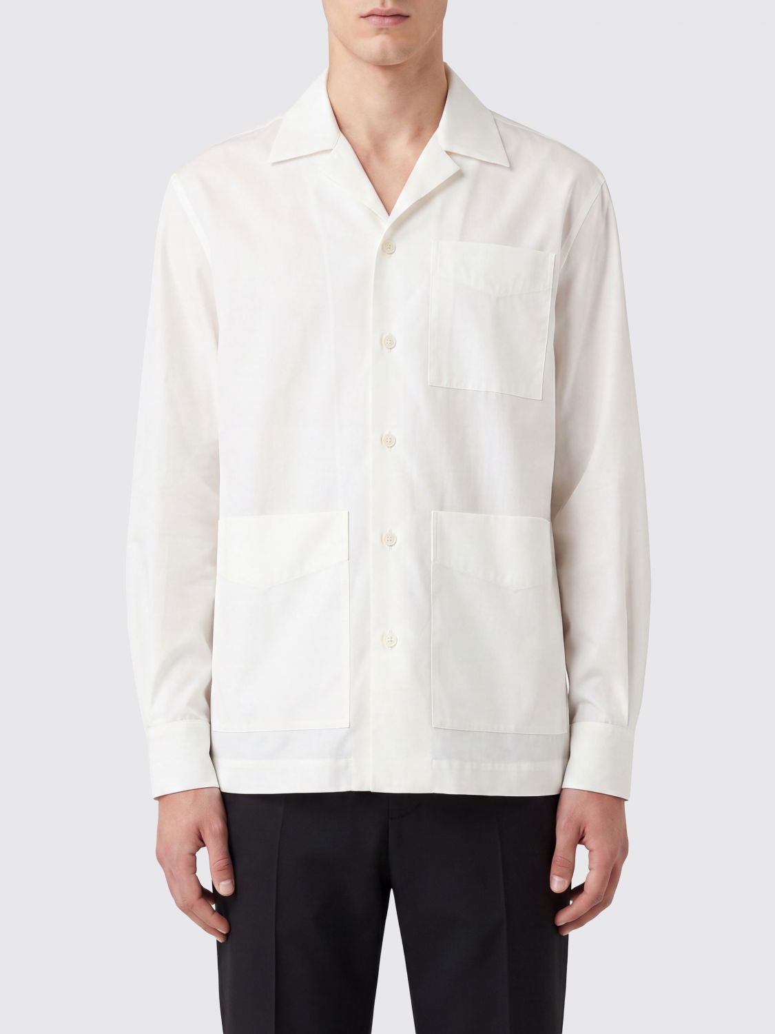 Bottega Veneta Shirt Men White BOTTEGA VENETA