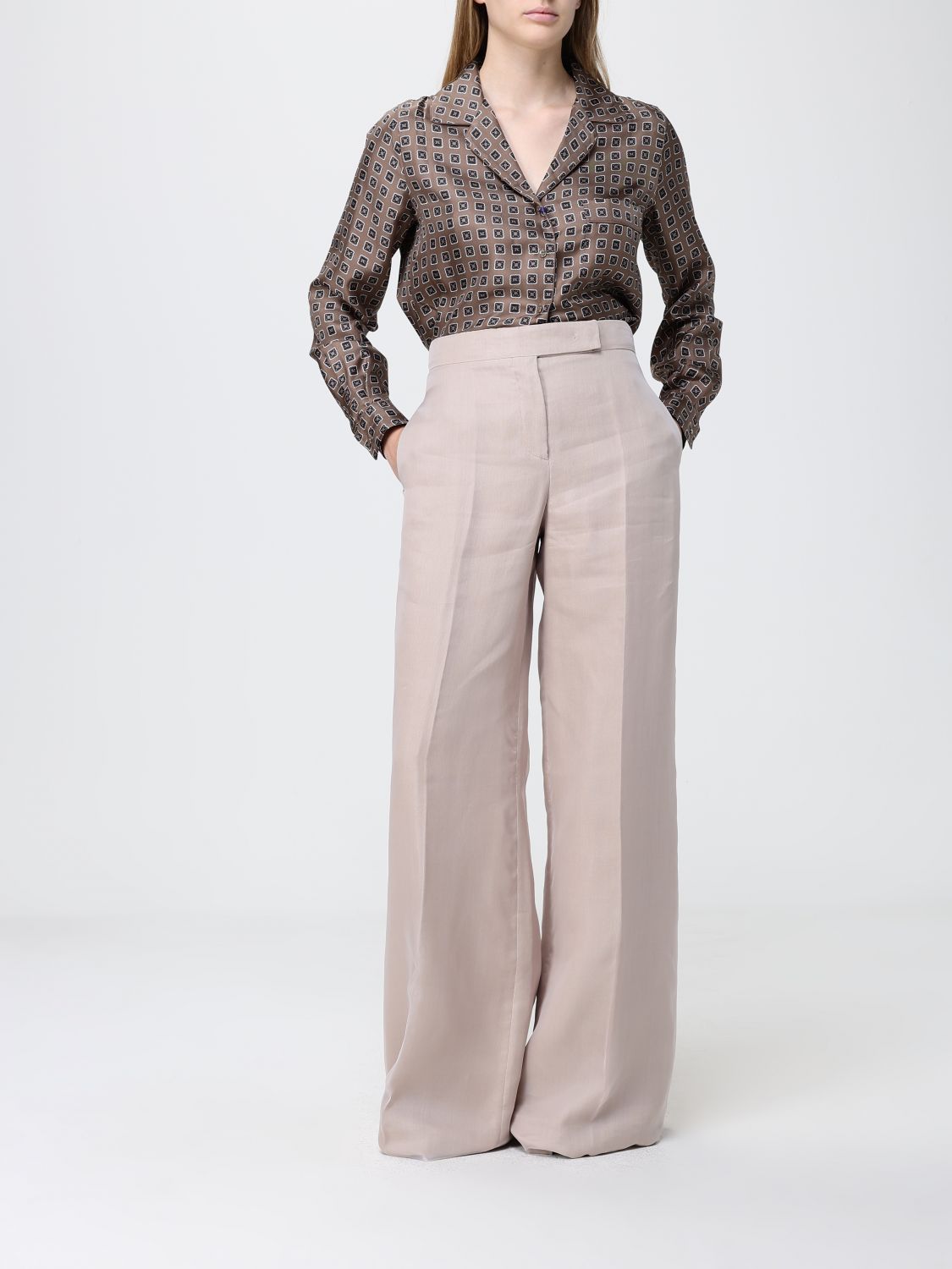Max Mara Pants Woman Camel MAX MARA