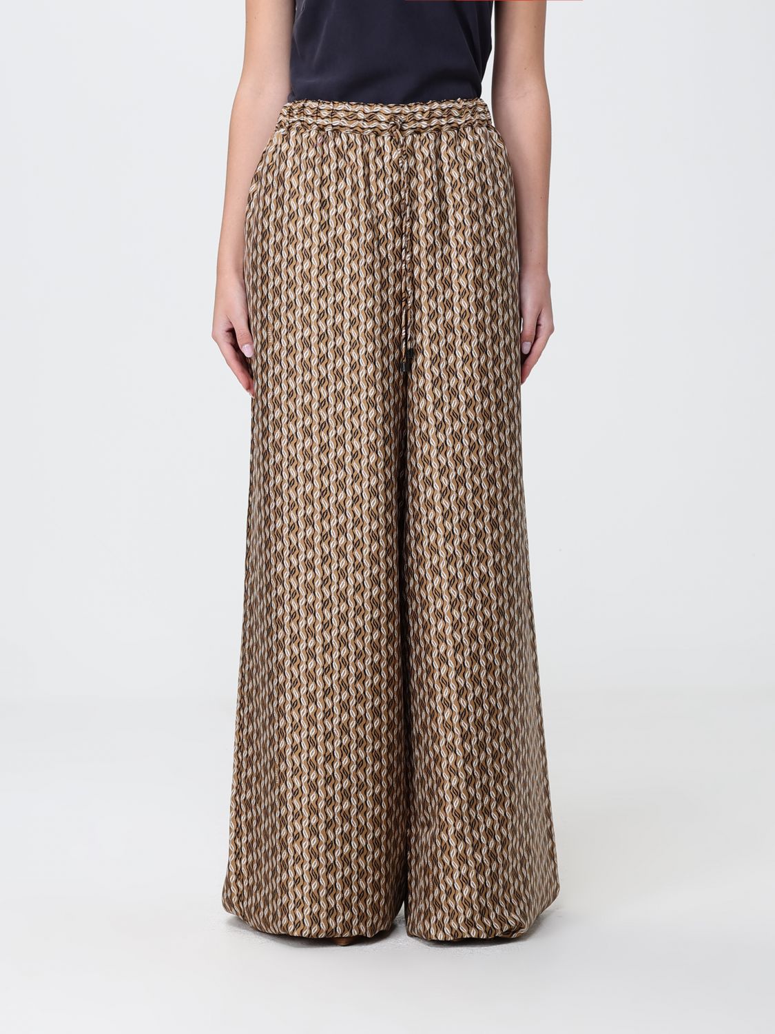 Max Mara Pants Woman Brown MAX MARA