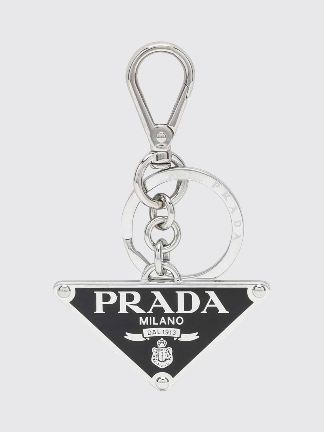 Prada Keyring Men Black PRADA