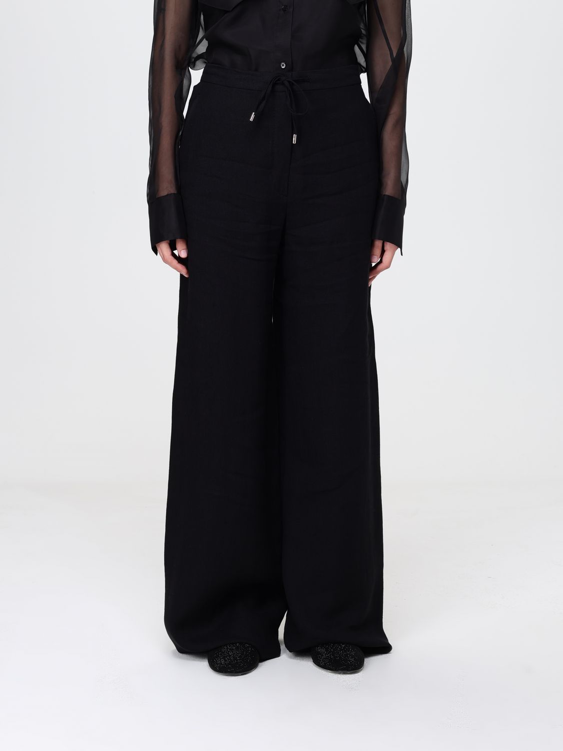 Max Mara Pants Woman Black MAX MARA