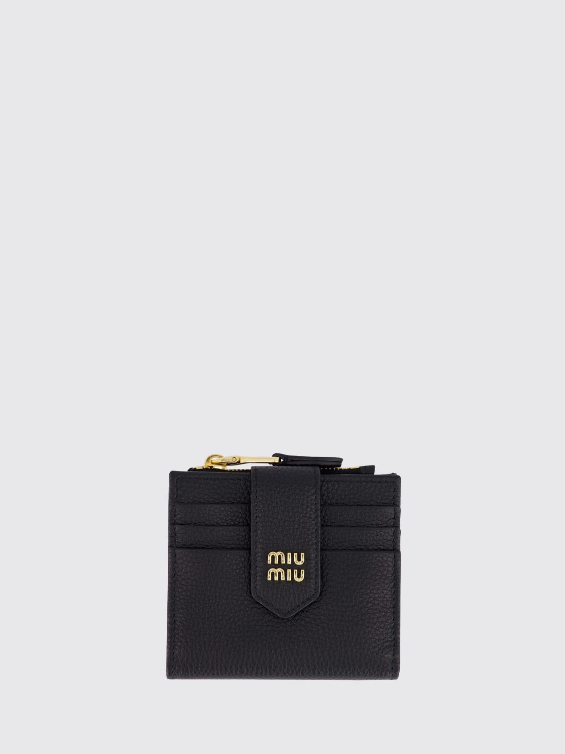 Miu Miu Wallet Woman Black MIU MIU