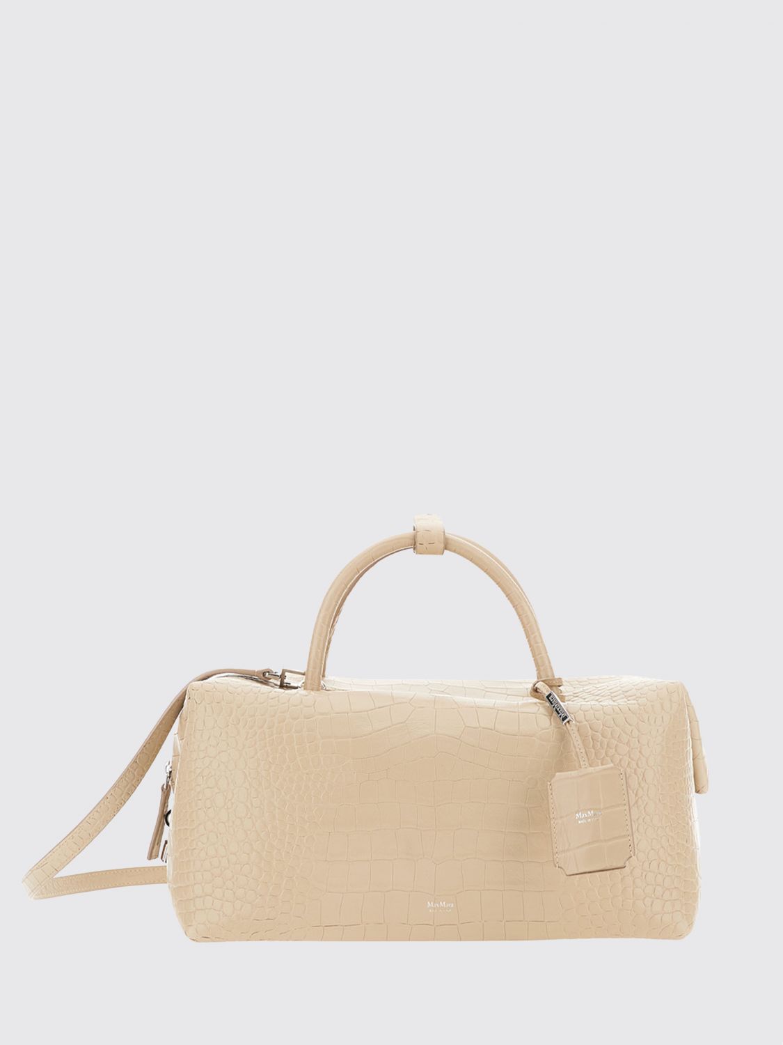 Max Mara Handbag Woman Gnawed Blue MAX MARA