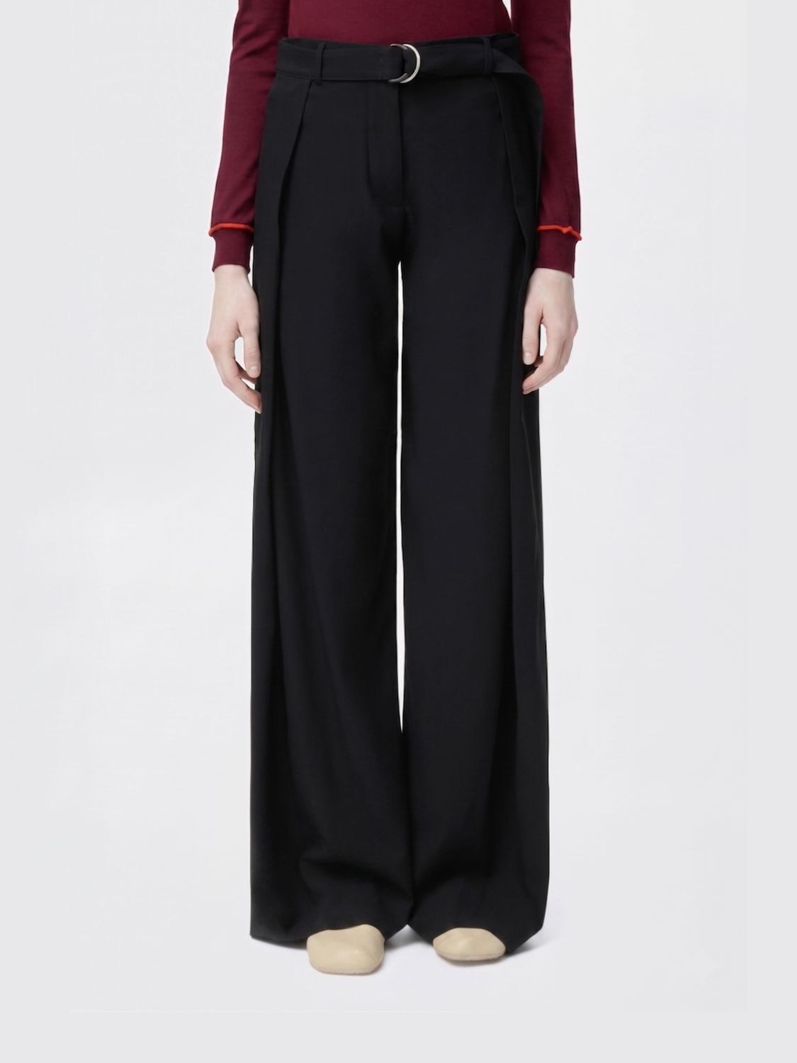 Loewe Pants Woman Black LOEWE