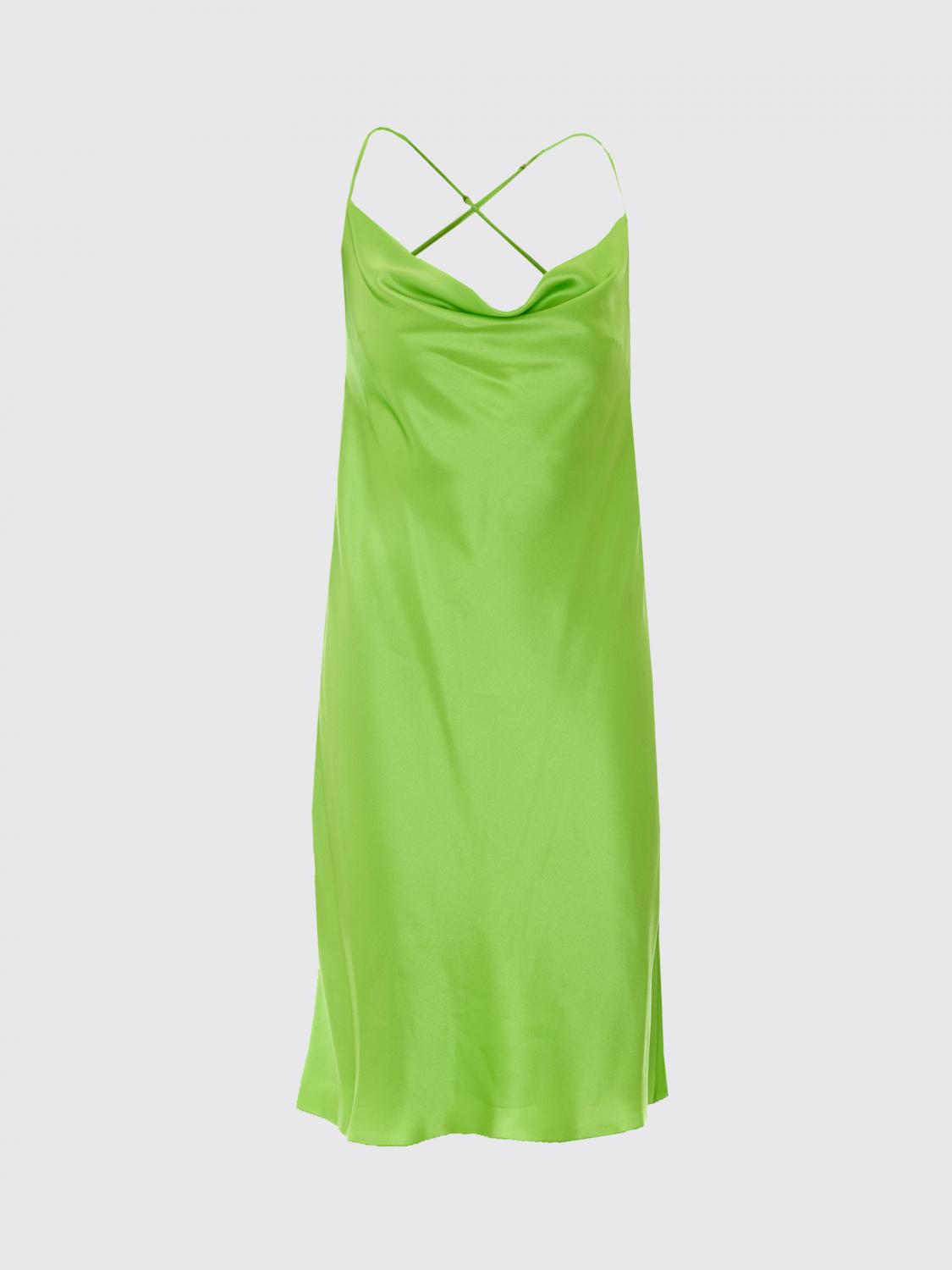 Saint Laurent Dress Woman Green SAINT LAURENT