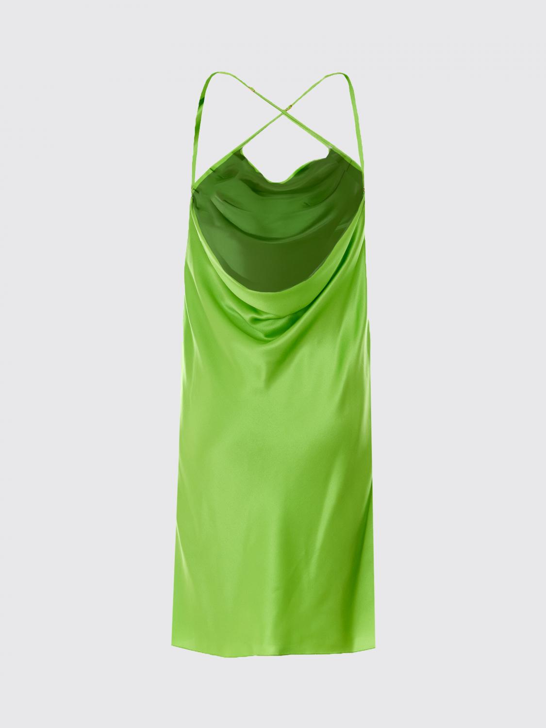 Saint Laurent Dress Woman Green SAINT LAURENT