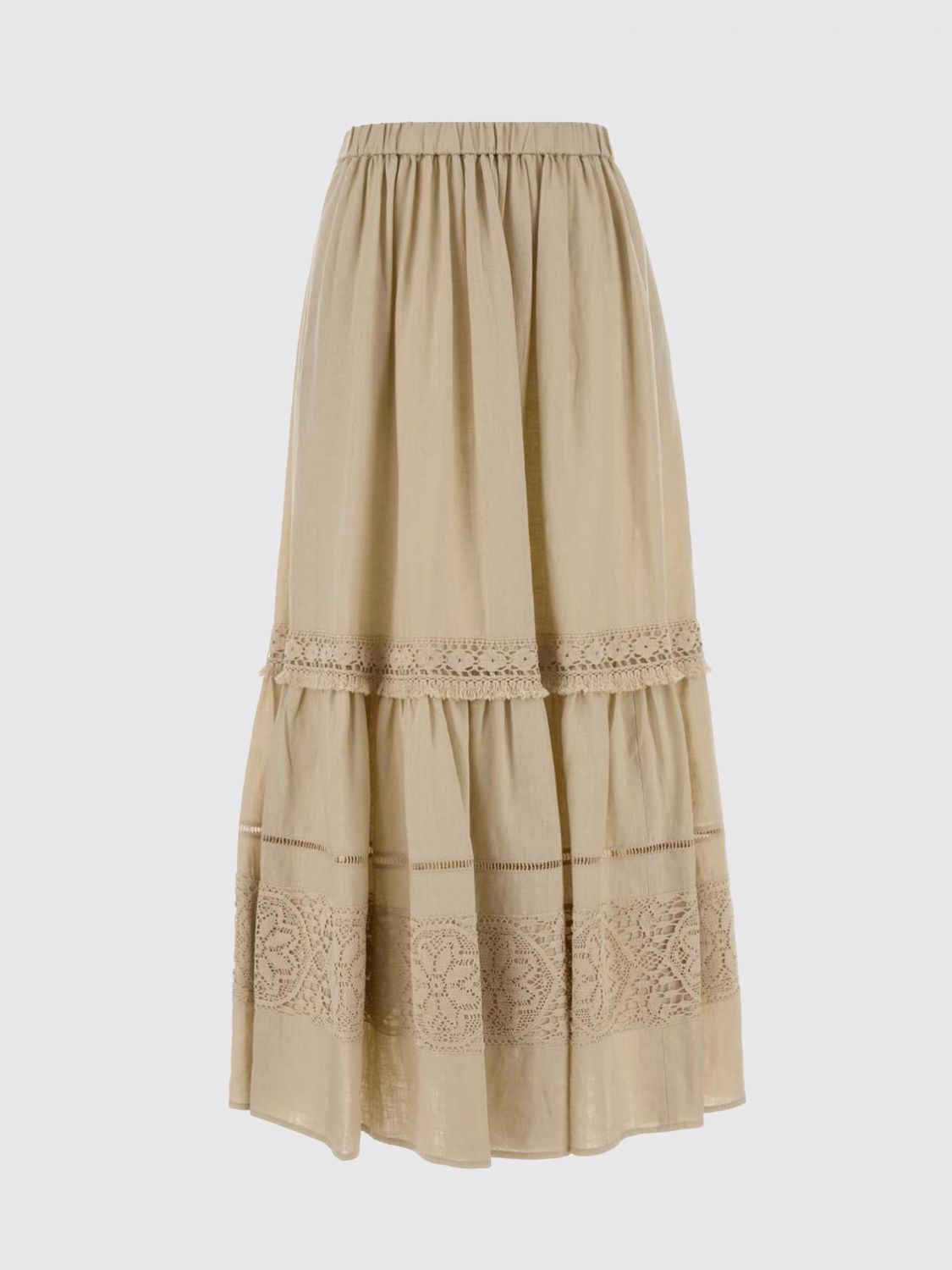 Weekend Max Mara Skirt Woman Beige WEEKEND MAX MARA