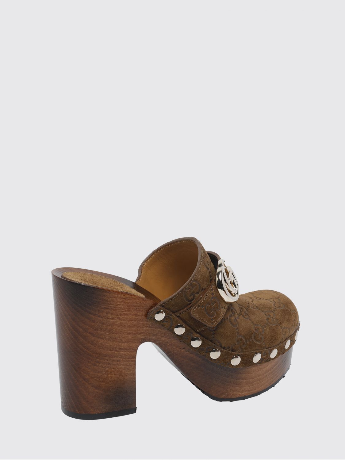 Gucci High Heel Shoes Woman Brown GUCCI