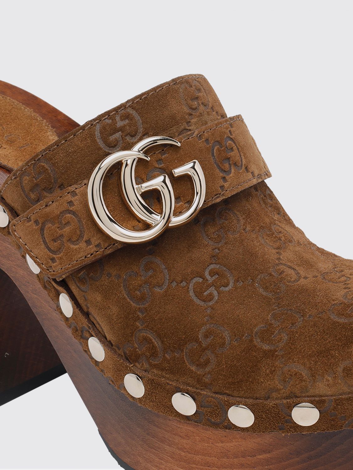 Gucci High Heel Shoes Woman Brown GUCCI