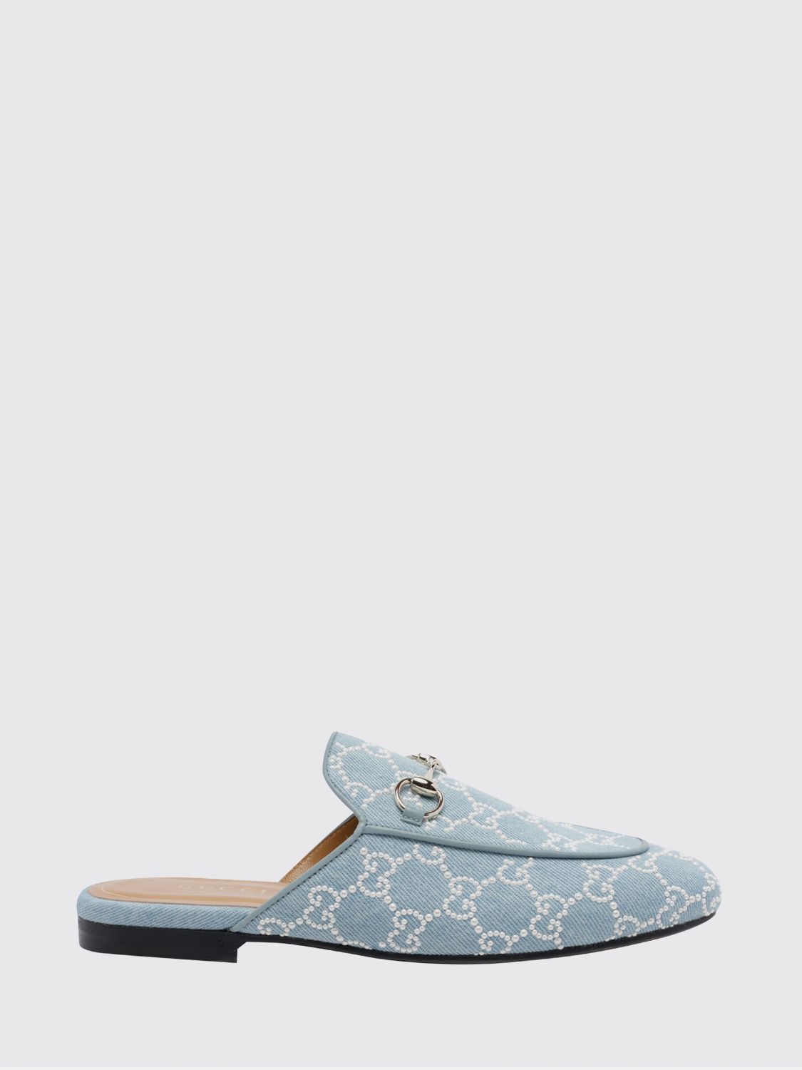 Gucci Flat Shoes Woman Blue GUCCI