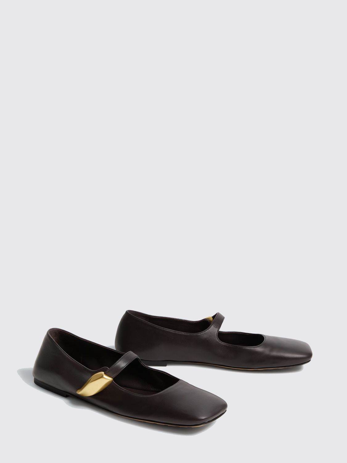 Bottega Veneta Ballet Flat Woman Coffee BOTTEGA VENETA