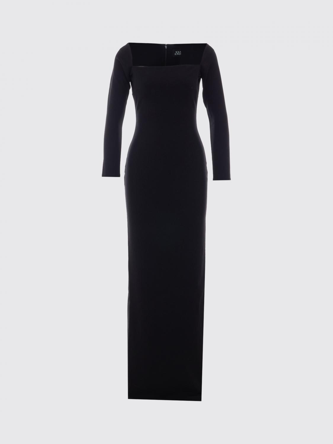 Solace London Dress Woman Black SOLACE LONDON