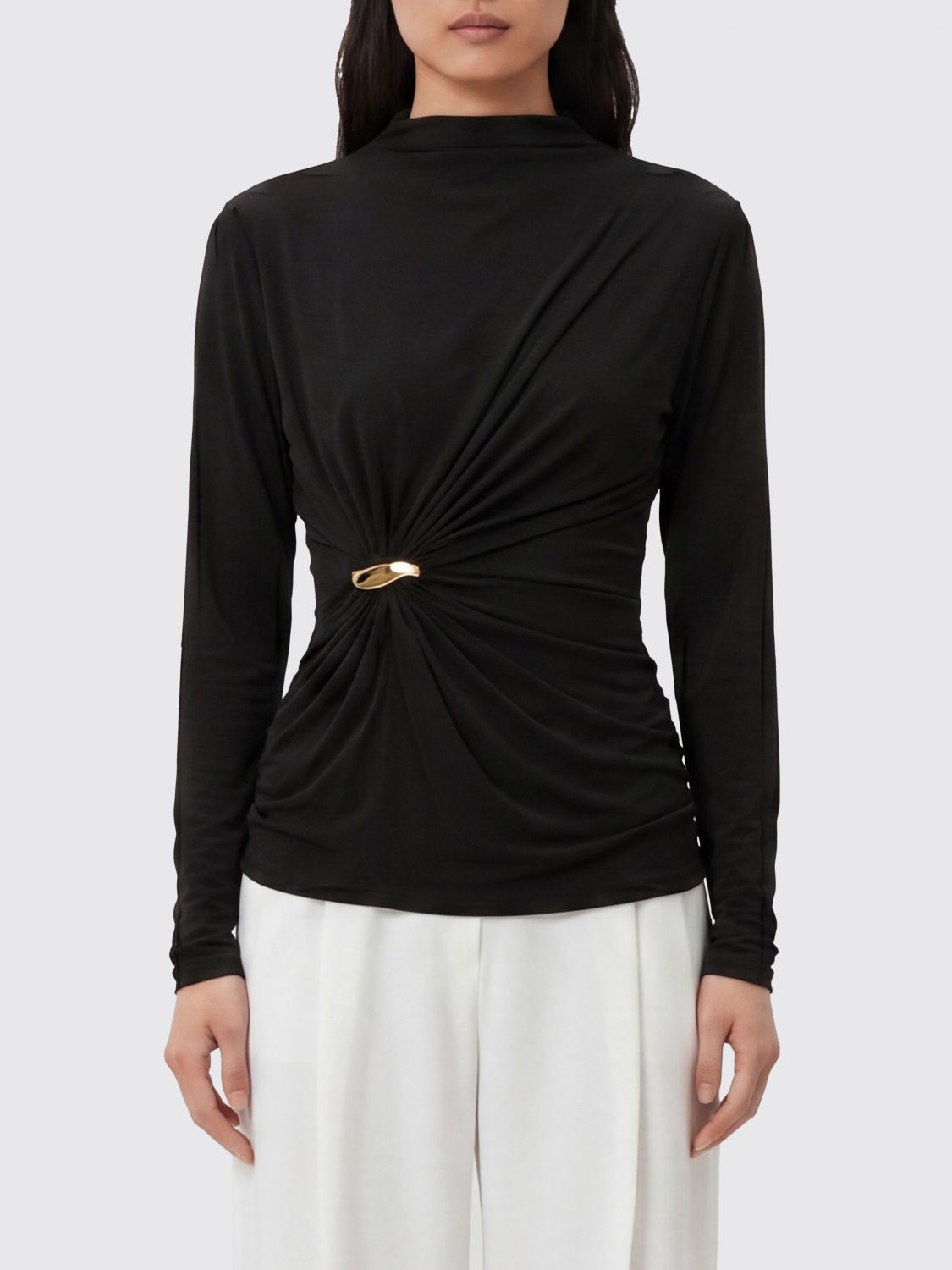 Bottega Veneta Top Woman Black 1 BOTTEGA VENETA