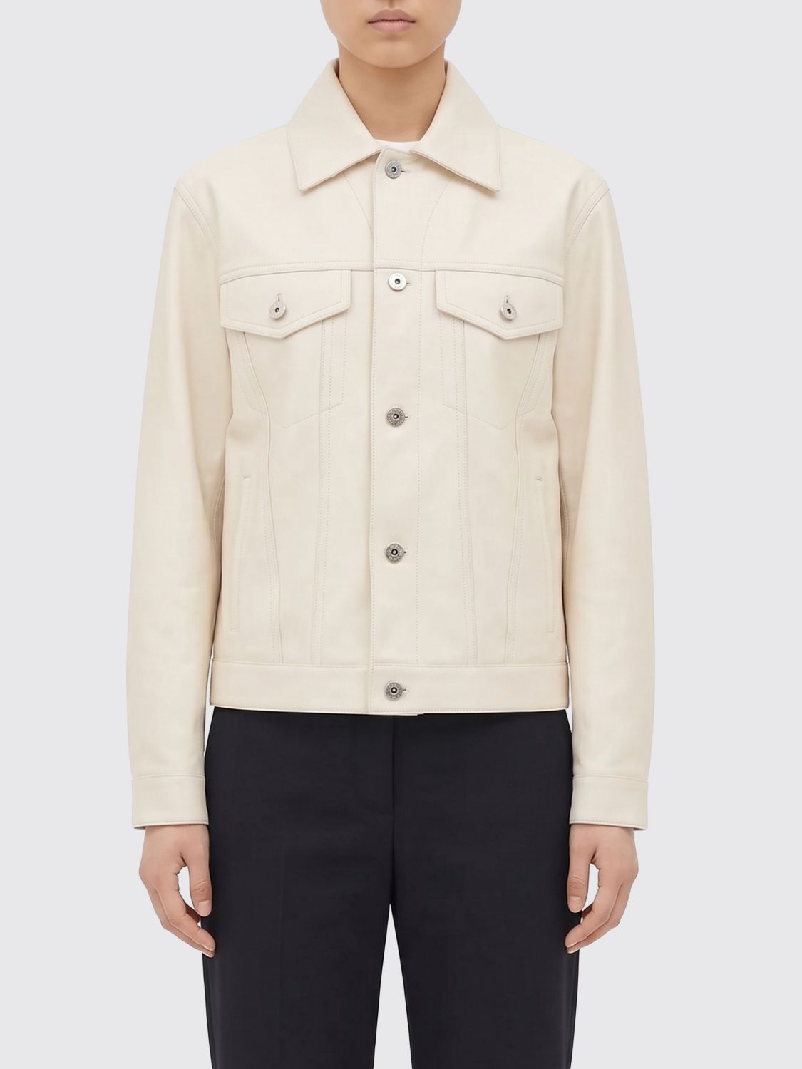 Bottega Veneta Jacket Woman Beige BOTTEGA VENETA