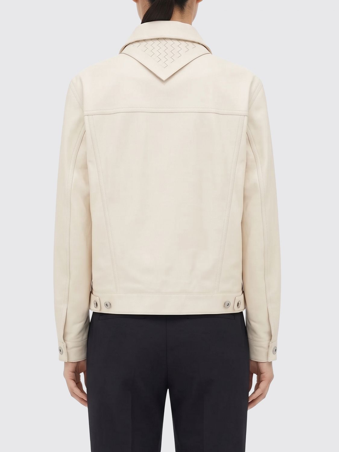 Bottega Veneta Jacket Woman Beige BOTTEGA VENETA