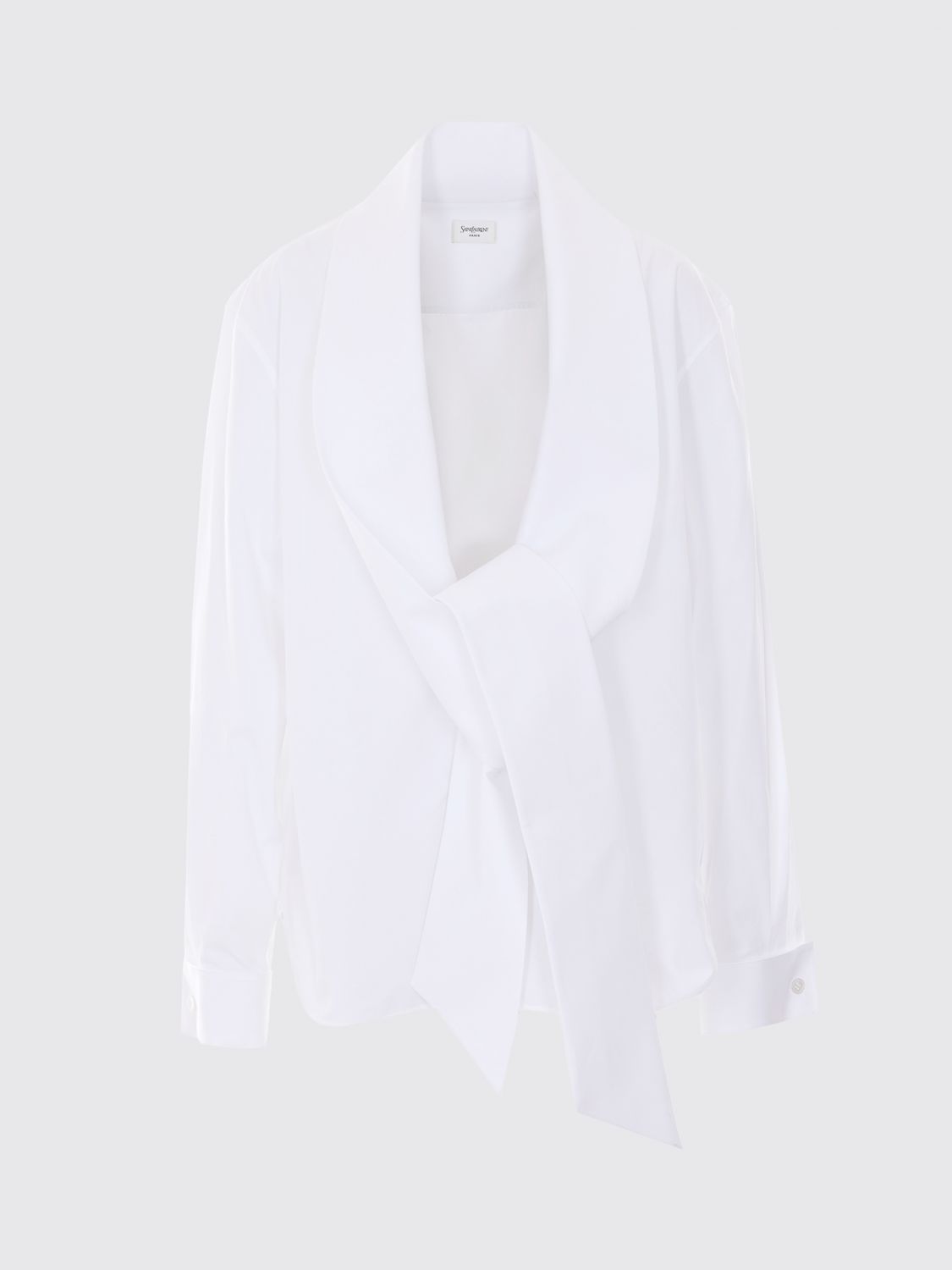Saint Laurent Shirt Woman White SAINT LAURENT