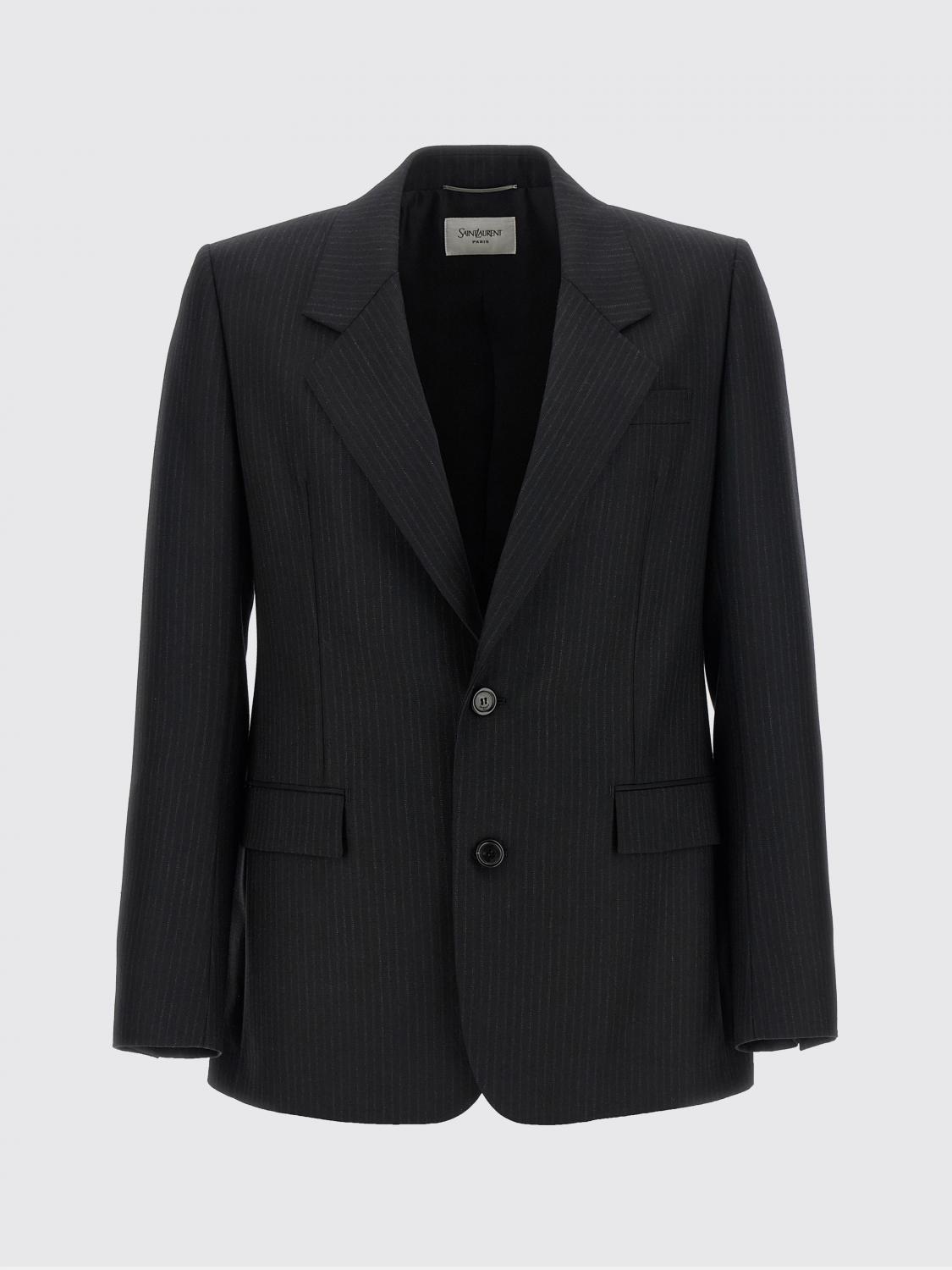 Saint Laurent Jacket Men Black SAINT LAURENT